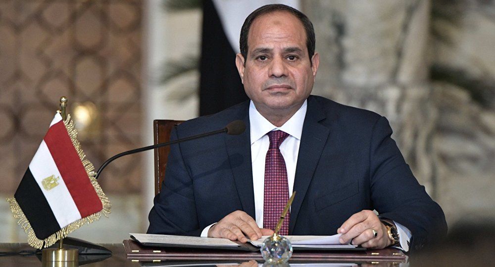  الرئيس المصري عبدالفتاح السيسي 