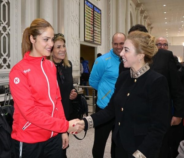 جانب من حضور الوزيرة