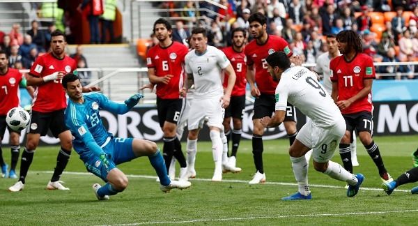 من لقاء مصر والأوروجواي