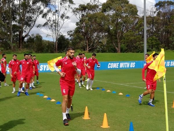 من تدريبات المنتخب