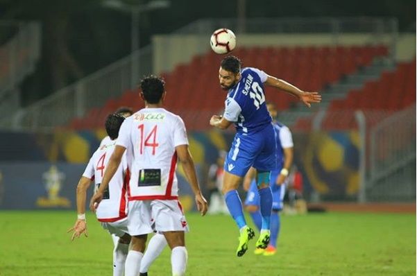 لقطة من المباراة