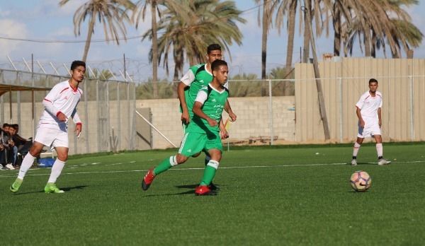 من مباراة الأولمبي الفسطيني أمام خدمات رفح