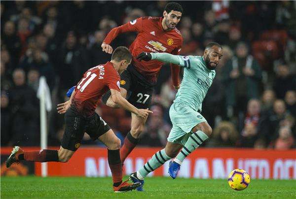 من مباراة مانشستر يونايتد وآرسنال