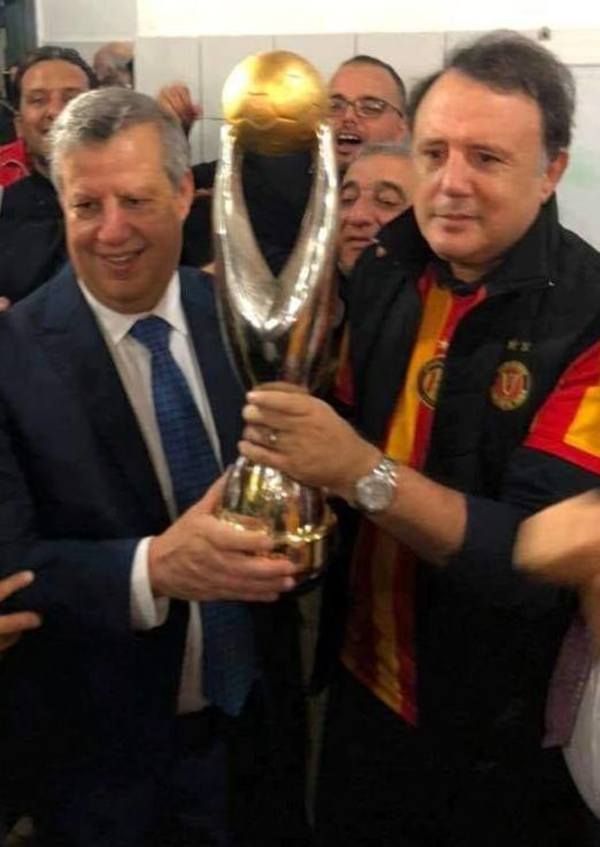 شيبوب رفقة رئيس الترجي حمدي المدب 