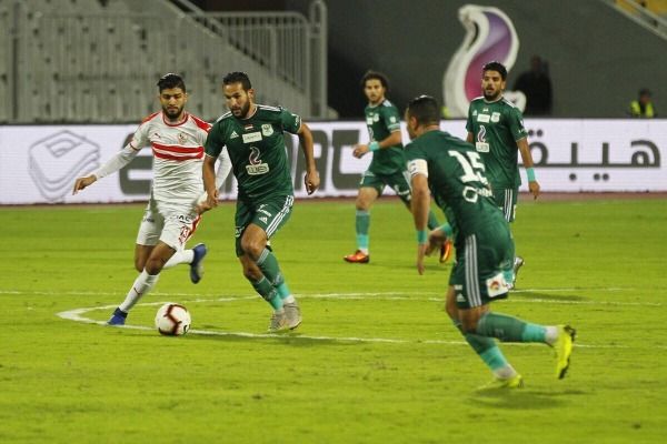 من لقاء الزمالك والمصري