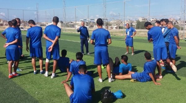جانب من تدريبات اتحاد خان يونس