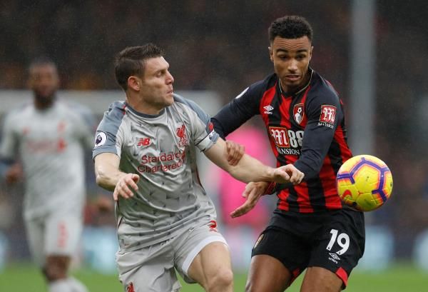 جيمس ميلنر خلال المباراة