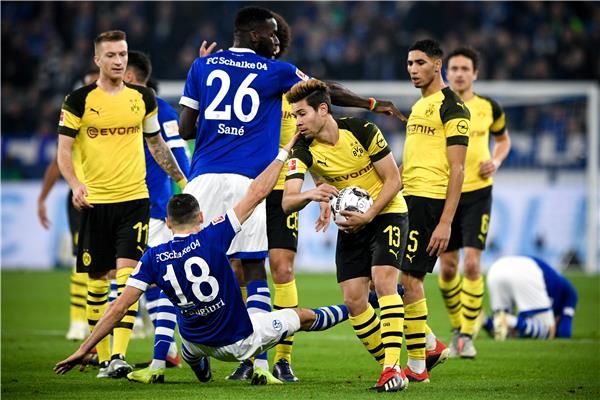 جانب من المباراة