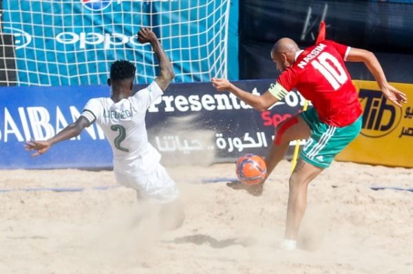 لقطة من المباراة