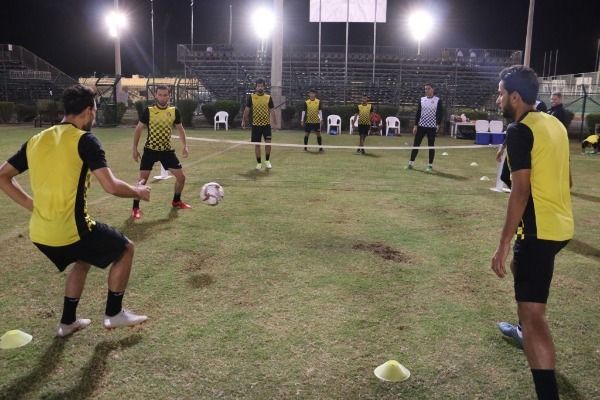 جانب من تدريبات منتخب الأردن اليوم