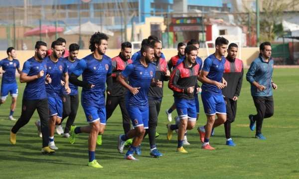 جانب من مران الأهلي