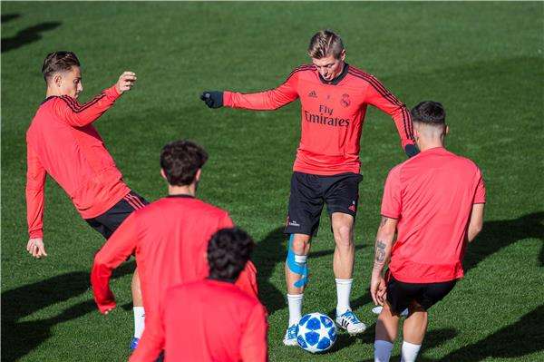 من تدريبات ريال مدريد