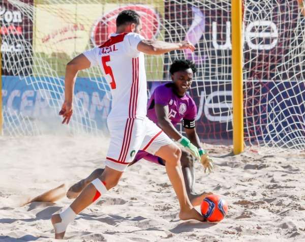 لقطة من المباراة