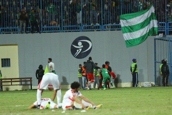 من لقاء الزمالك والاتحاد السكندري 