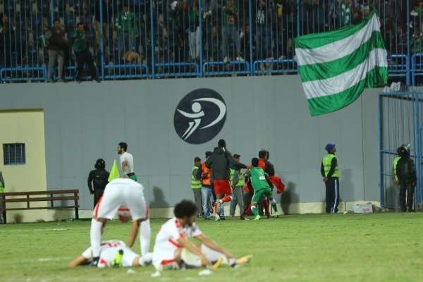 من لقاء الزمالك والاتحاد السكندري 