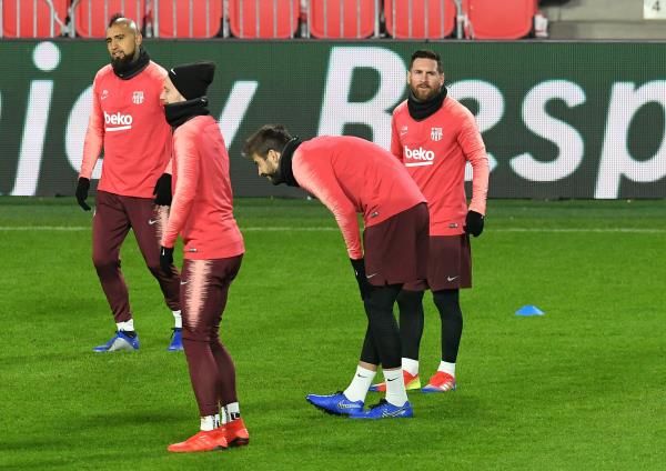لاعبو برشلونة