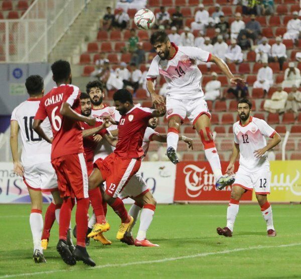 منتخب عمان في إحدى مبارياته الودية