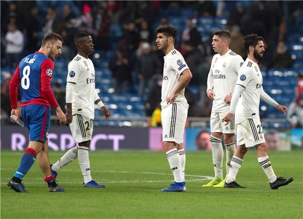 خيبة أمل لاعبي ريال مدريد