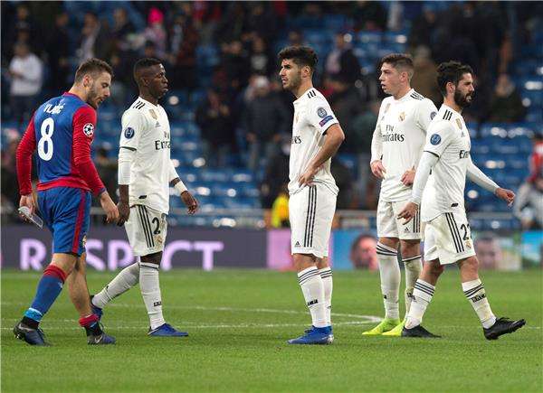 خيبة أمل لاعبي ريال مدريد