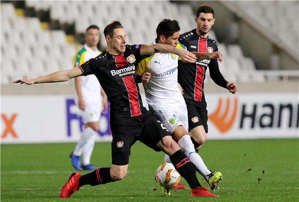 من لقاء ليفركوزن وآيك لارناكا