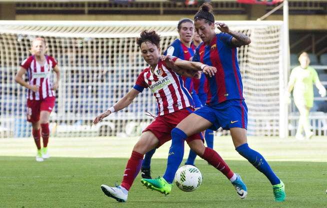 من لقاء برشلونة وأتلتيكو مدريد للسيدات