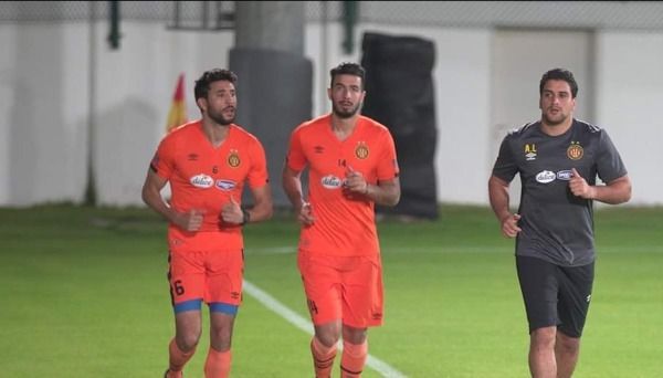 جانب من تدريبات الترجي