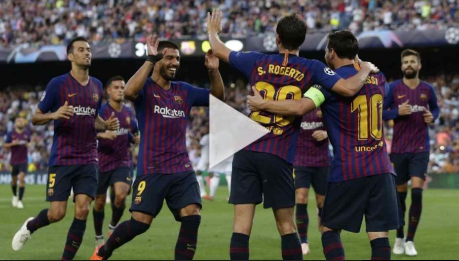 لاعبو برشلونة