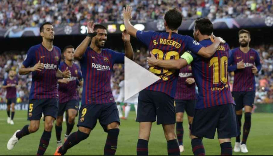 لاعبو برشلونة