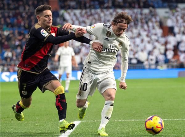 من مباراة ريال مدريد ورايو فاليكانو 