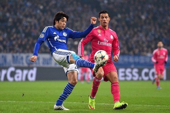 مواجهة سابقة للياباني أوتشيدا مع  ريال مدريد