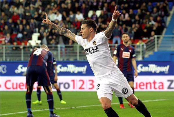 من مباراة فالنسيا و إيبار