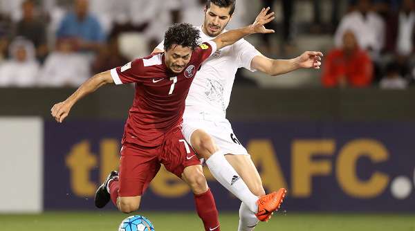 من لقاءات المنتخب القطري