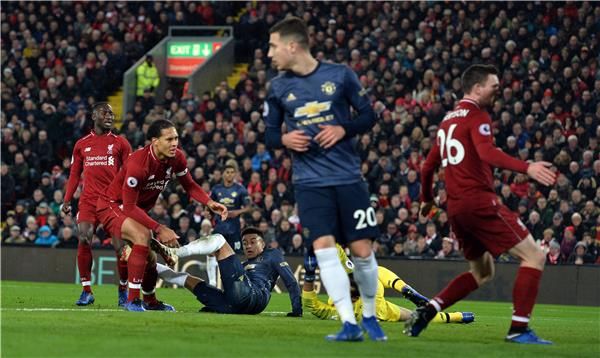 جانب من المباراة