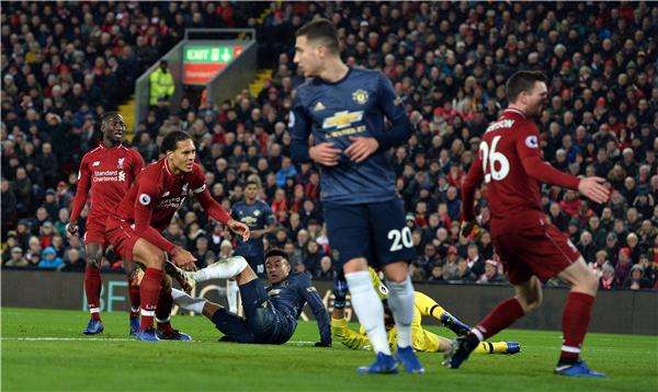 جانب من المباراة