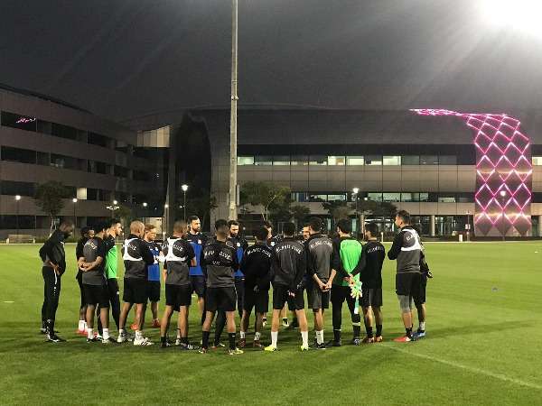 جانب من التدريبات