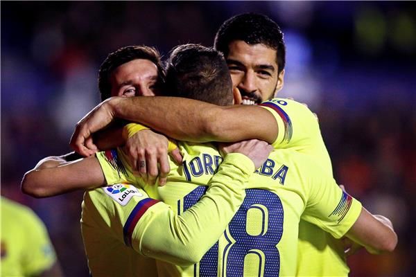 لاعبو برشلونة