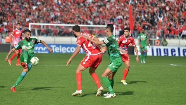 من مباراة سابقة بين الرجاء والوداد