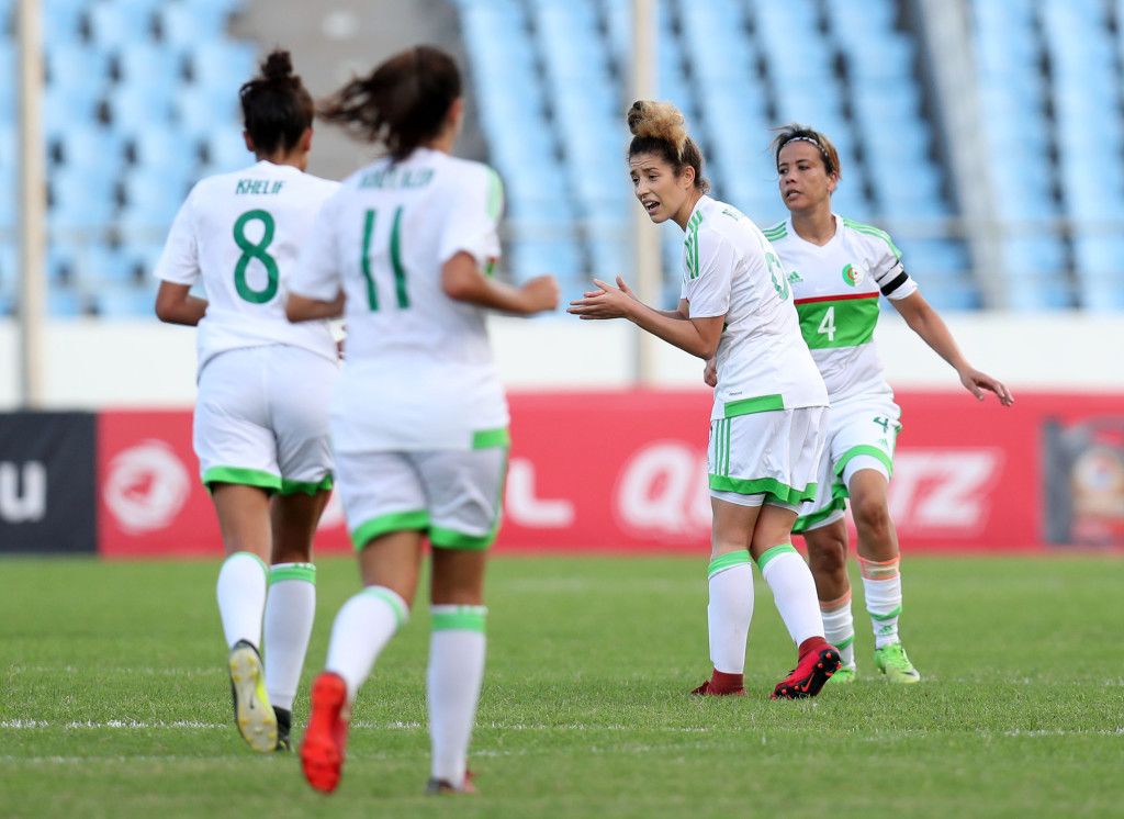 لاعبات منتخب الجزائر