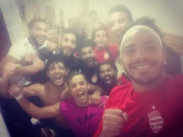 فرحة لاعبي الإفريقي