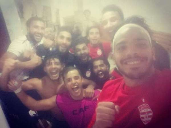 فرحة لاعبي الإفريقي