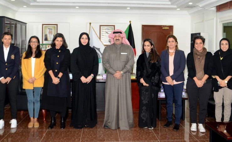 من الاجتماع التنسيقي لبطولة كأس الخليج الأولى لسيدات كرة الصالات