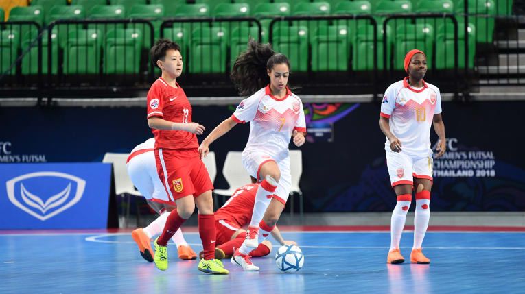 مشاركة منتخب البحرين للسيدات في كأس آسيا للصالات 2018