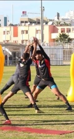 جانب من تدريبات اليوم 