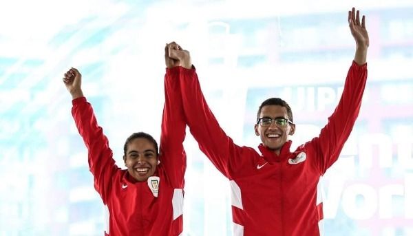 لاعبا منتخب مصر للخماسي الحديث