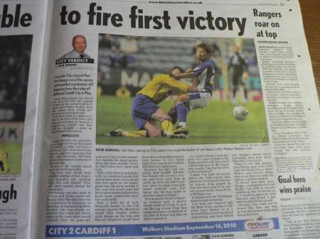 إحدى الصحف الأنكليزية أهتمت بالمشاركة الأولى للياباني آبي بالدوري الأنكليزي