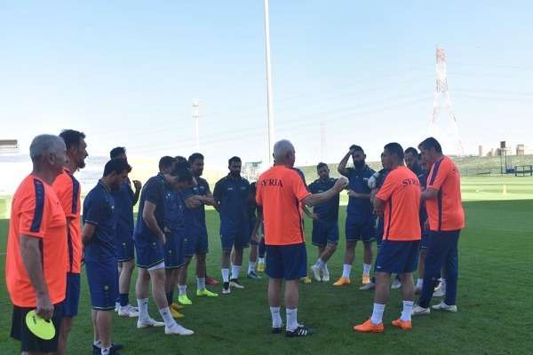 من مران منتخب سوريا