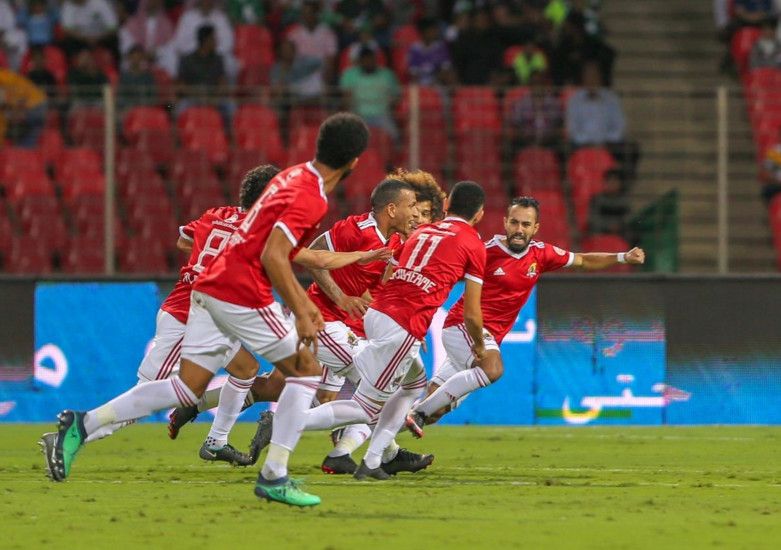 فرحة لاعبي الوحدة