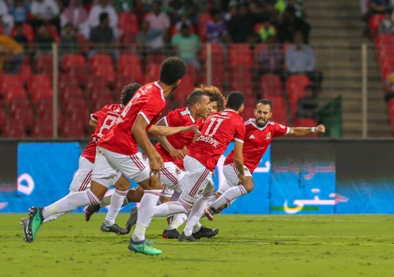 فرحة لاعبي الوحدة