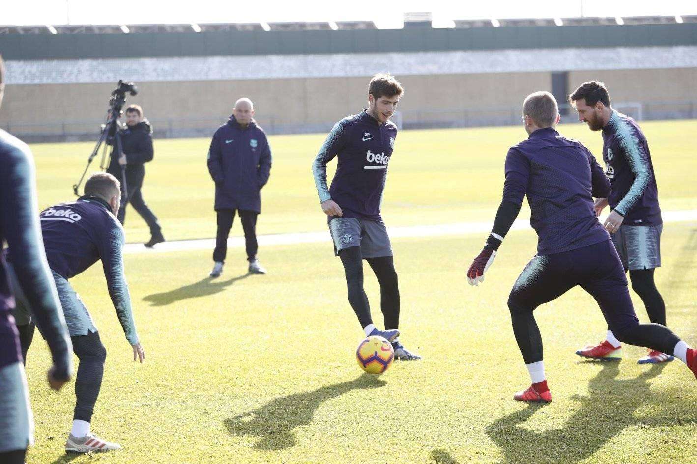 تدريبات برشلونة (أرشيفية)