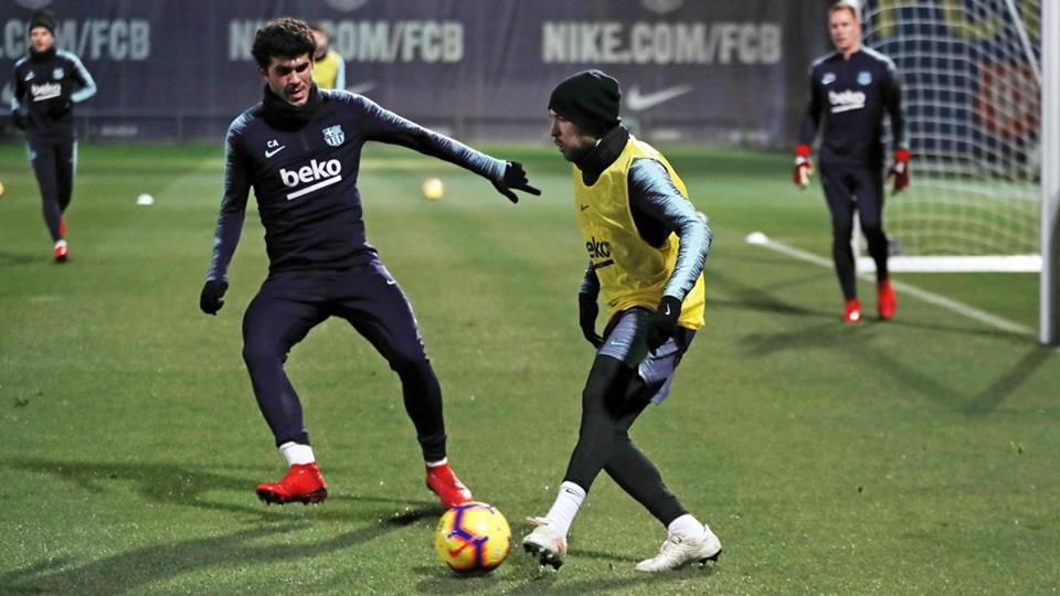 تدريبات برشلونة (أرشيفية)